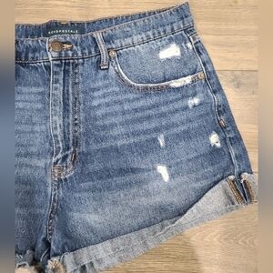 Aeropostale Women's Blue Denim Shorts Size 14